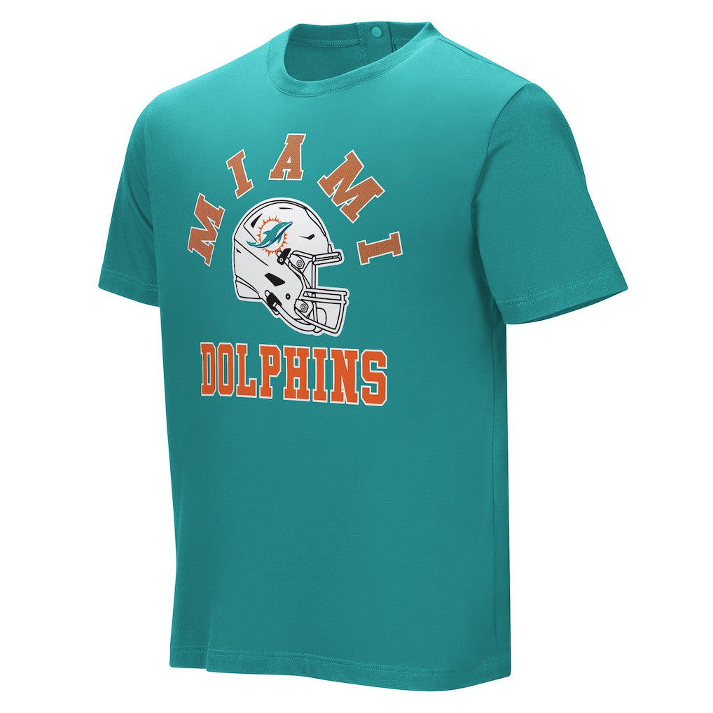 Miami Dolphins Field Goal Assisted T-Shirt - Aqua T-shirts
