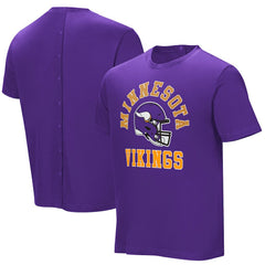 Minnesota Vikings Field Goal Assisted T-Shirt - Purple T-shirts