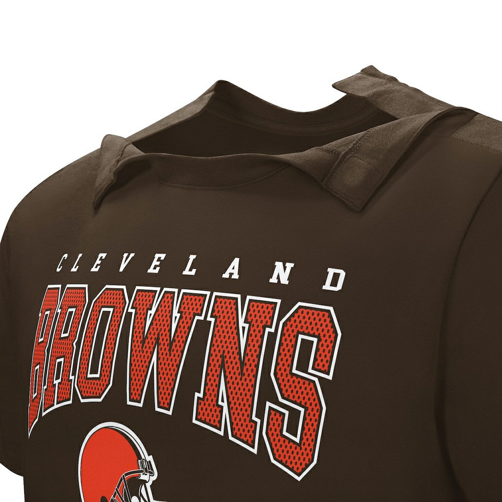 Cleveland Browns Home Team Adaptive T-Shirt - Brown T-shirts