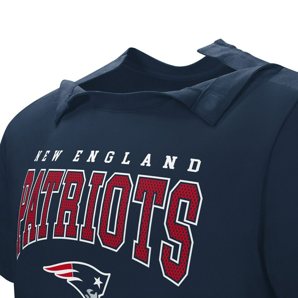 New England Patriots Home Team Adaptive T-Shirt - Navy T-shirts