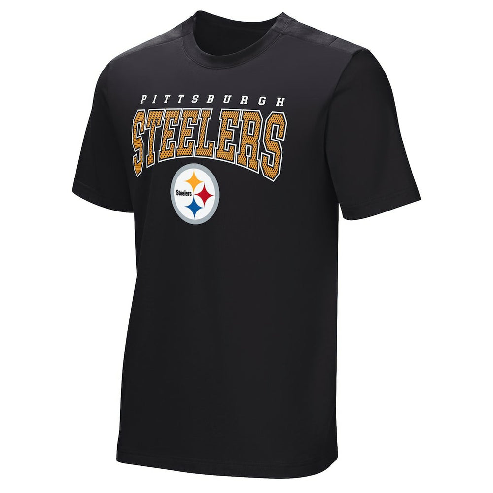 Pittsburgh Steelers Home Team Adaptive T-Shirt - Black T-shirts