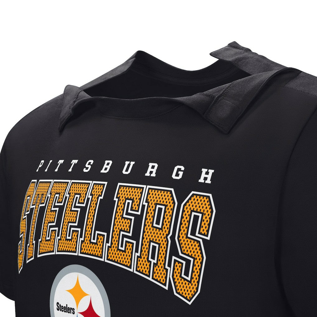 Pittsburgh Steelers Home Team Adaptive T-Shirt - Black T-shirts