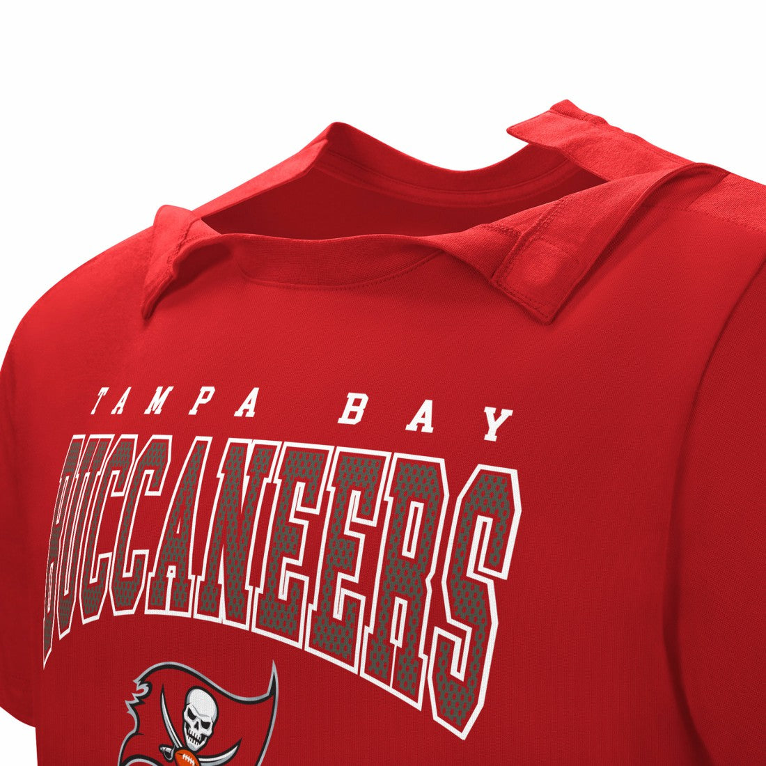 Tampa Bay Buccaneers Home Team Adaptive T-Shirt - Red T-shirts