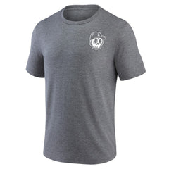 Los Angeles Dodgers Hometown Collection Sugar Skull Tri-Blend T-Shirt - Heather Gray T-shirts