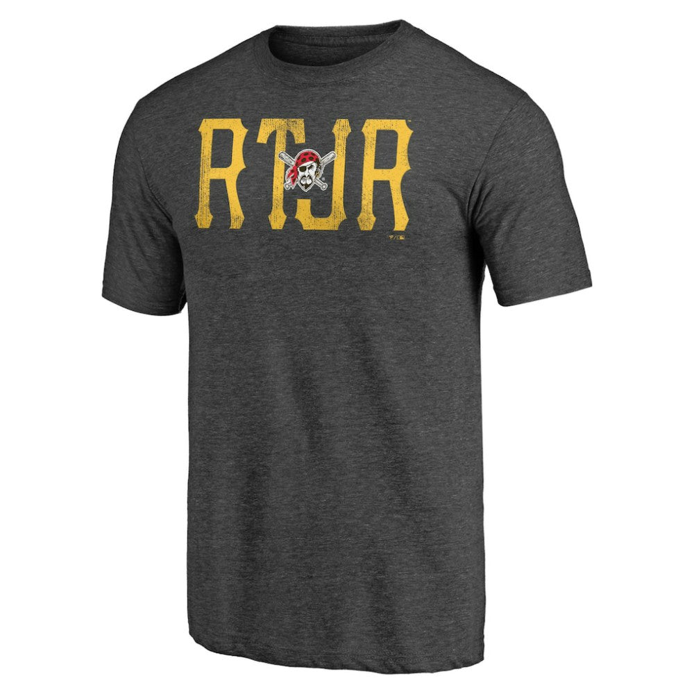 Pittsburgh Pirates Hometown Collection RTJR Tri-Blend T-Shirt - Heather Charcoal T-shirts