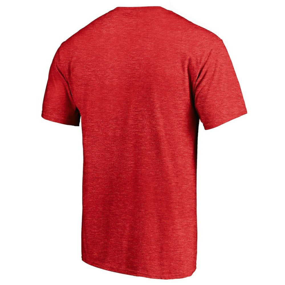 St. Louis Cardinals Cooperstown Collection Throwback Logo Tri-Blend T-Shirt - Heather Red T-shirts