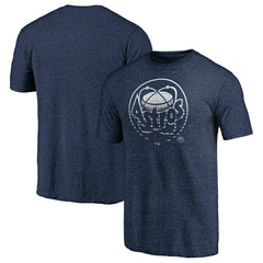 Houston Astros Cooperstown Collection Logo Tri-Blend T-Shirt - Heather Navy T-shirts