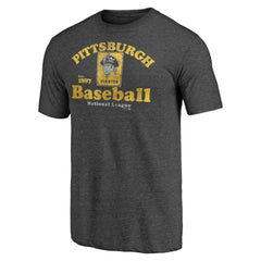 Pittsburgh Pirates Cooperstown Collection Our Game Tri-Blend T-Shirt - Heather Charcoal T-shirts