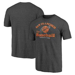 San Francisco Giants Cooperstown Collection Our Game Tri-Blend T-Shirt - Heather Charcoal T-shirts