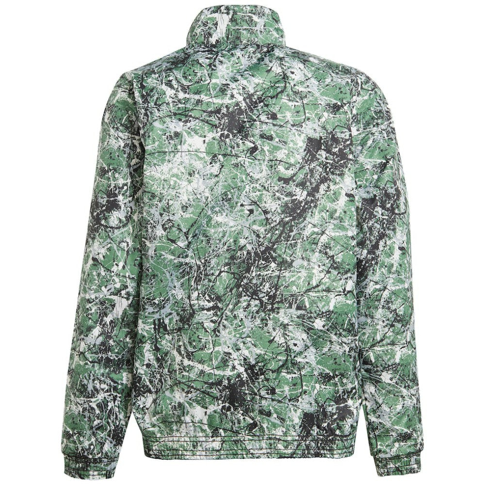 Manchester United x Stone Roses Originals Youth 2023/24 Reversible Anthem Full-Zip Jacket Black - Adidas on sale