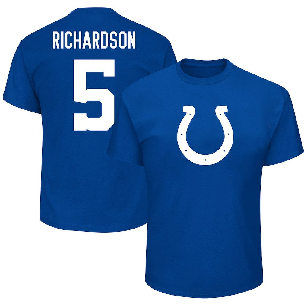 Anthony Richardson Indianapolis Colts Big & Tall Player Name & Number T-Shirt - Royal T-shirts