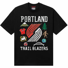 Portland Trail Blazers NBA x MARKET Unisex Claymation T-Shirt Black