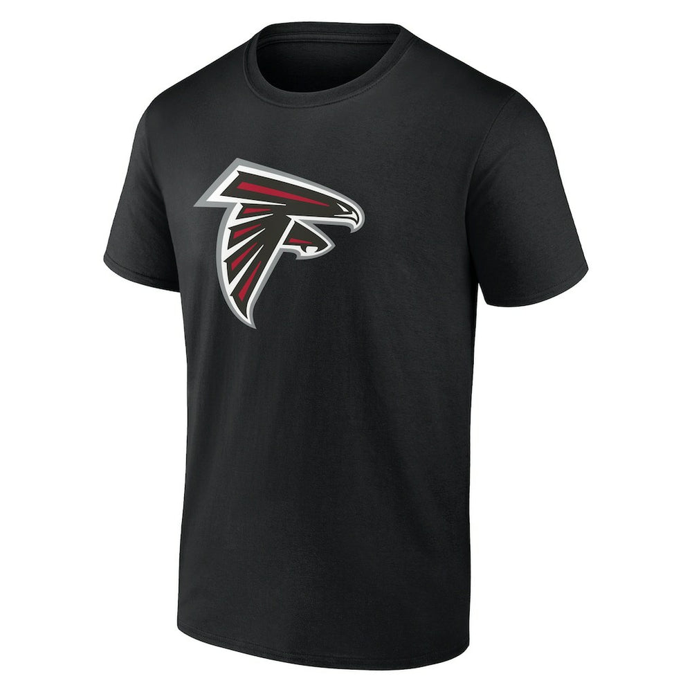 Bijan Robinson Atlanta Falcons Icon Name & Number T-Shirt - Black T-shirts