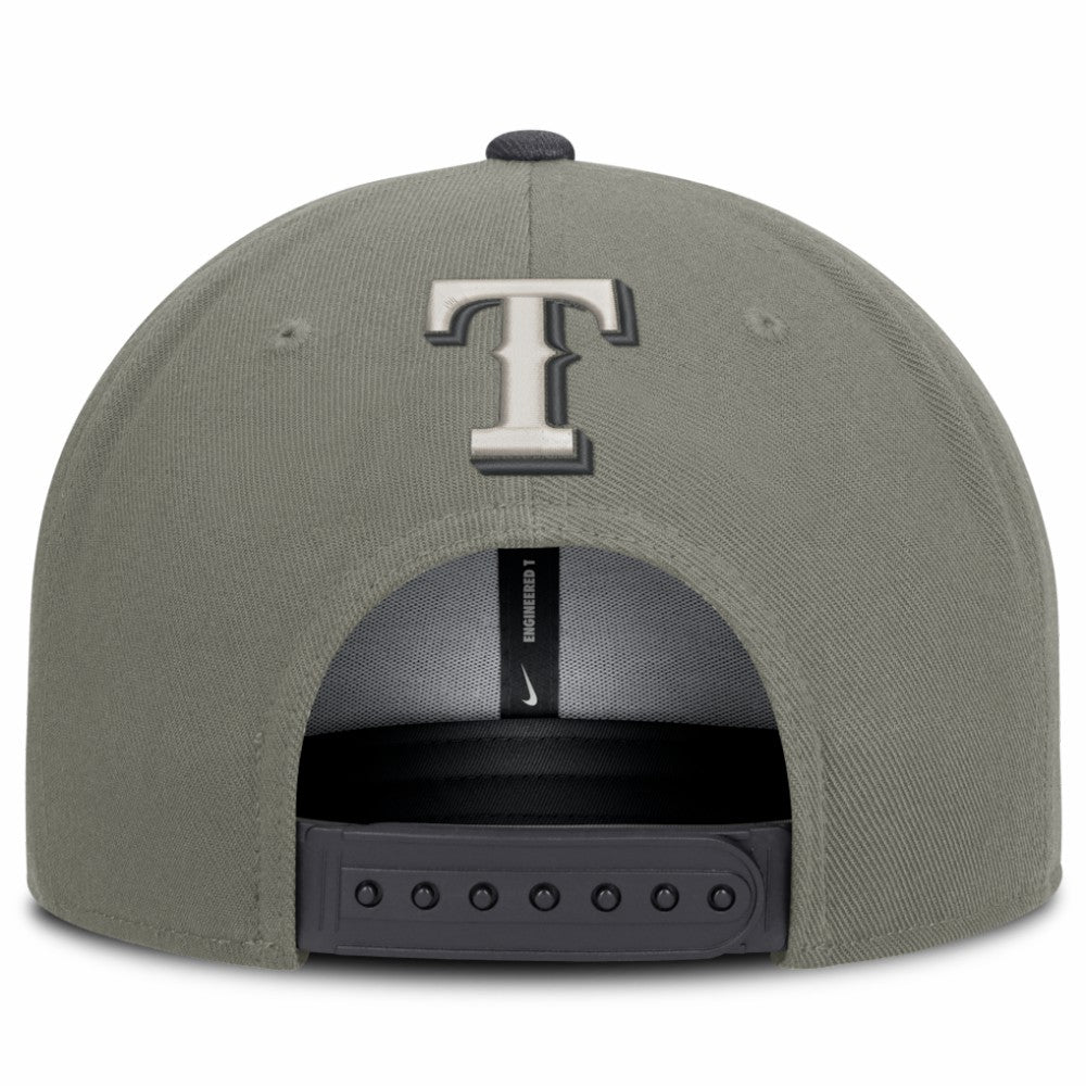 Texas Rangers Nike Pro Dri-FIT Snapback Hat - Olive Hats