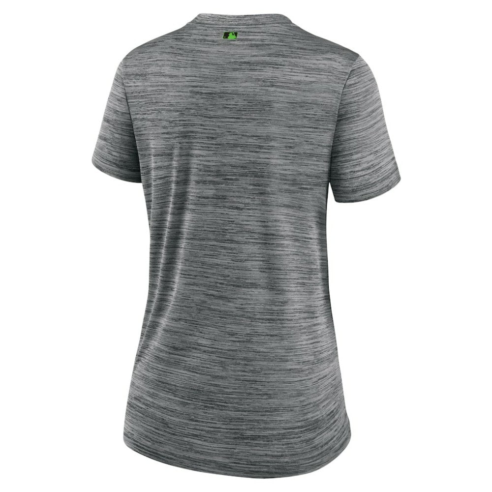Tampa Bay Rays Nike Women's 2024 City Connect Authentic Collection Velocity Performance T-Shirt - Charcoal T-shirts
