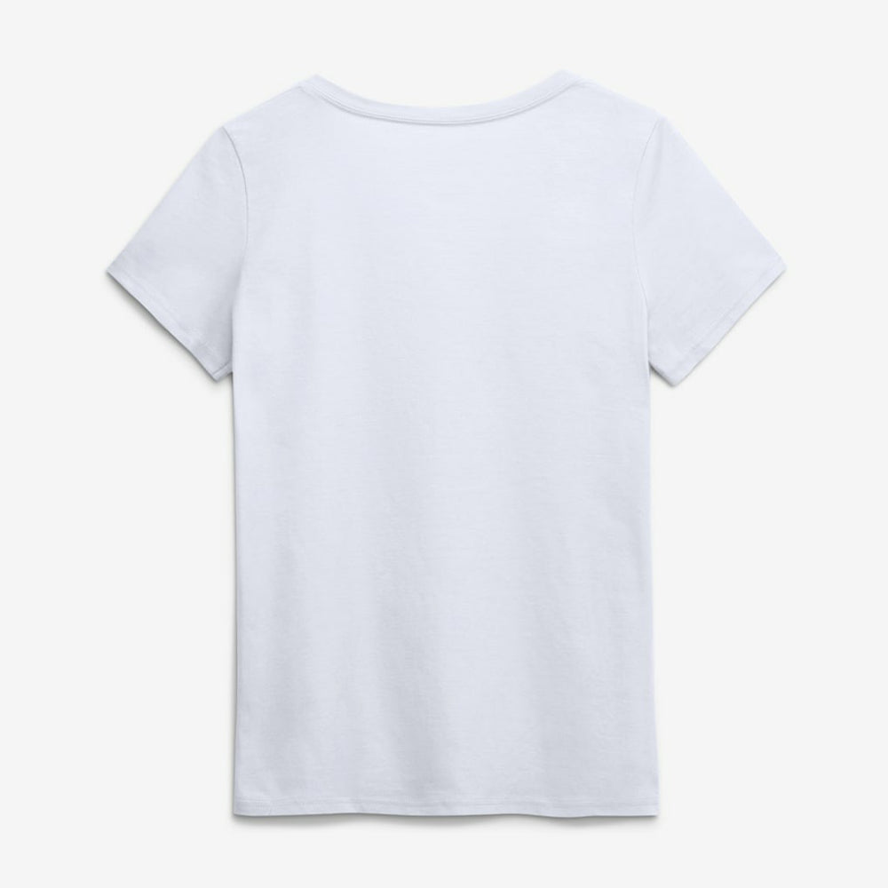 Jacksonville Jaguars Logo Athletic Women's Primary Logo V-Neck T-Shirt - White T-shirts