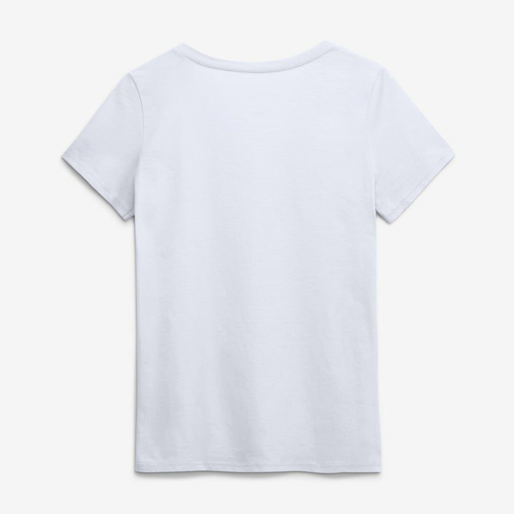 Los Angeles Chargers Logo Athletic Women's Primary Logo V-Neck T-Shirt - White T-shirts