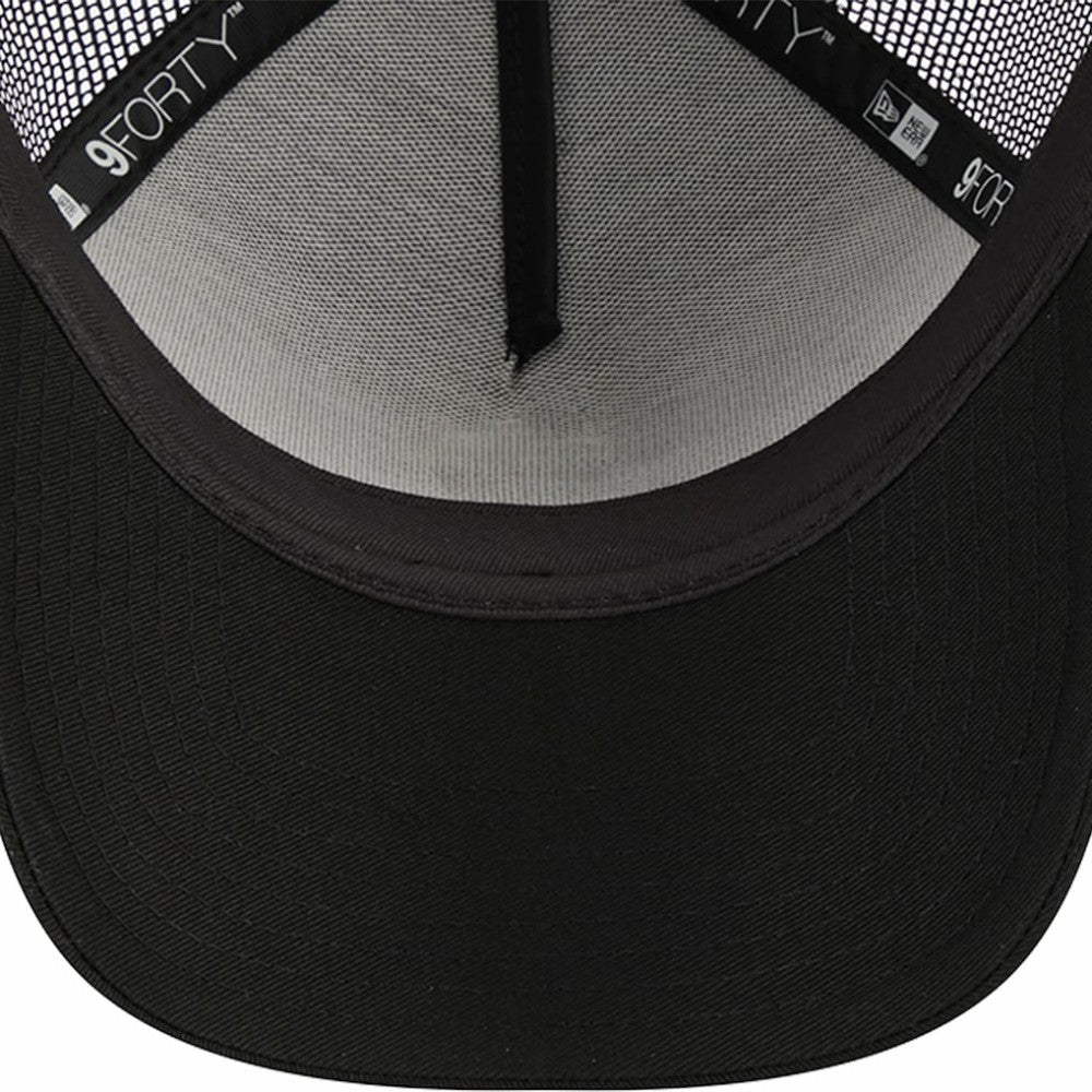 Houston Astros New Era A-Frame 9FORTY Trucker Adjustable Hat - Black Hats