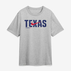 Texas Rangers Nike Swoosh Legend Dri-FIT T-Shirt - Heather Gray T-shirts