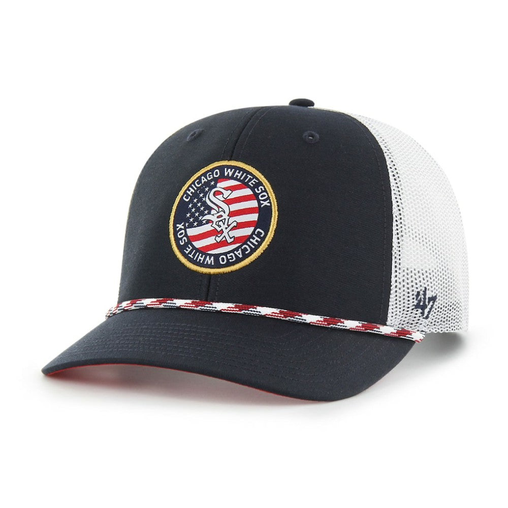 Chicago White Sox '47 Union Patch Trucker Adjustable Hat - Navy Hats