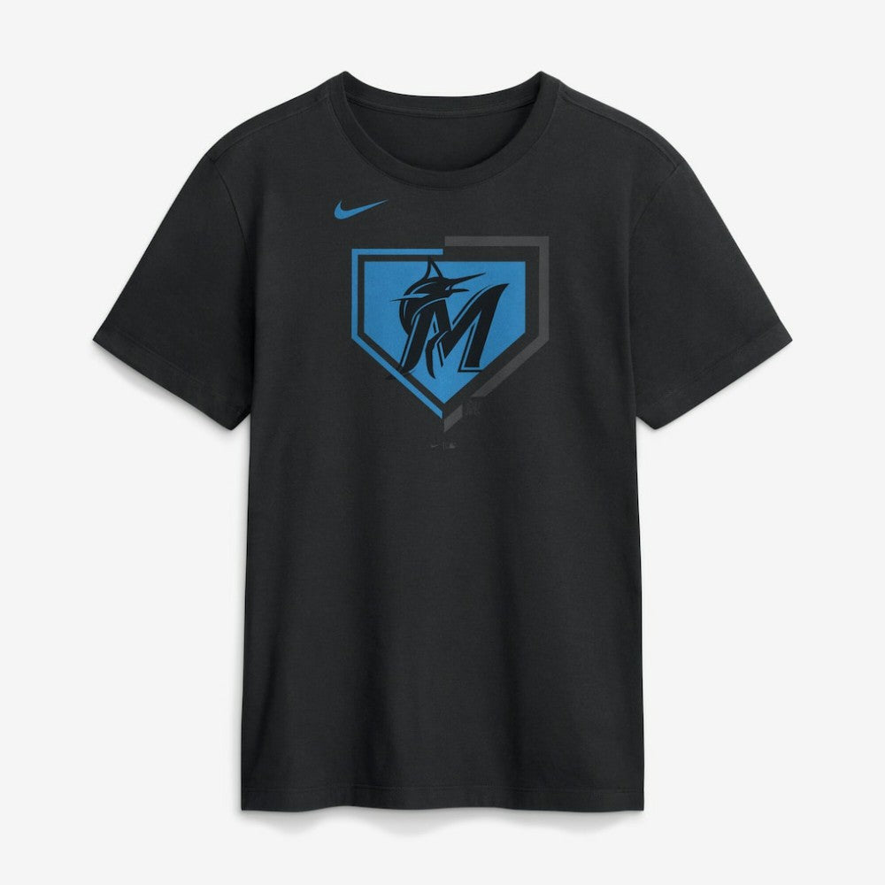 Miami Marlins Nike Icon T-Shirt - Black T-shirts