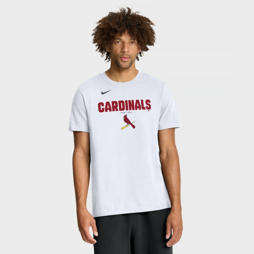 St. Louis Cardinals Nike Bold Team Name T-Shirt - White T-shirts
