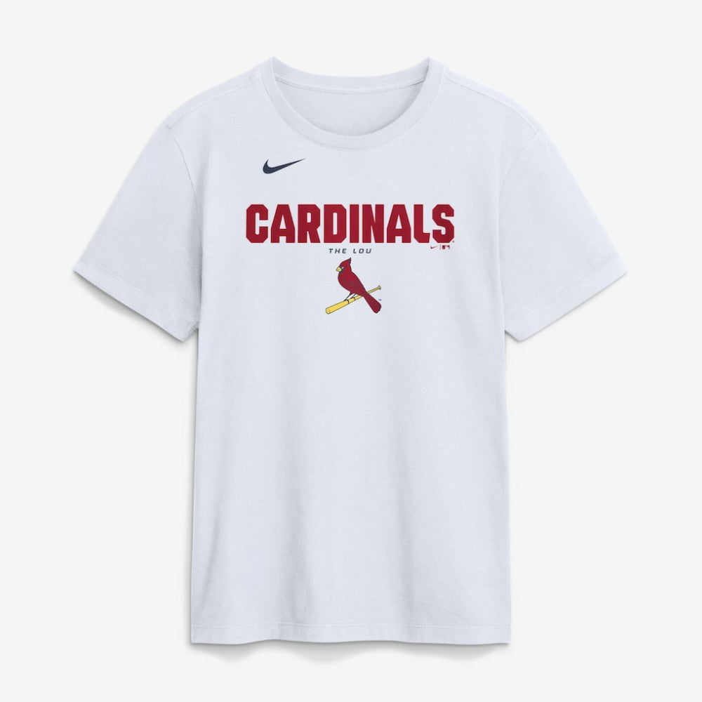St. Louis Cardinals Nike Bold Team Name T-Shirt - White T-shirts