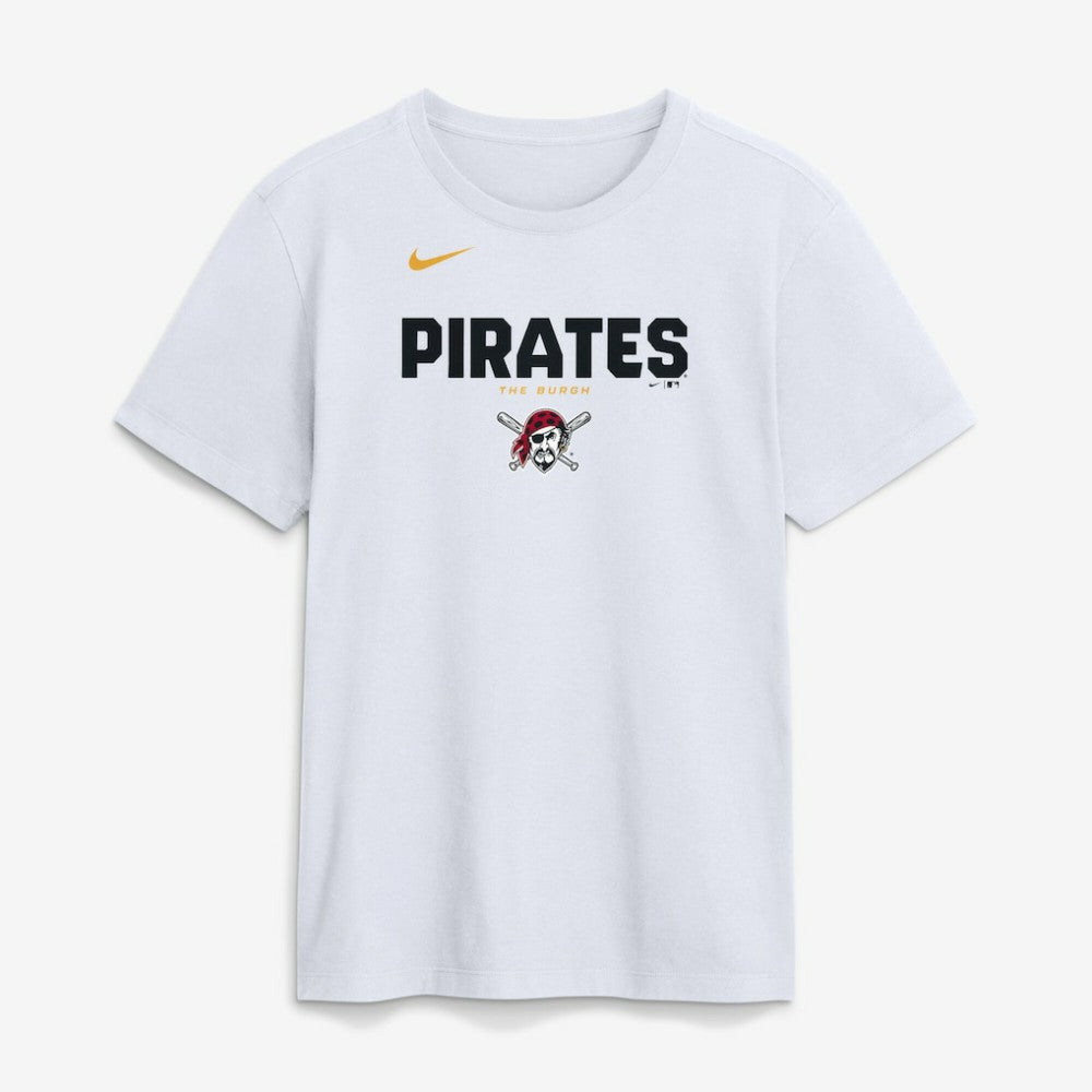 Pittsburgh Pirates Nike Bold Team Name T-Shirt - White T-shirts