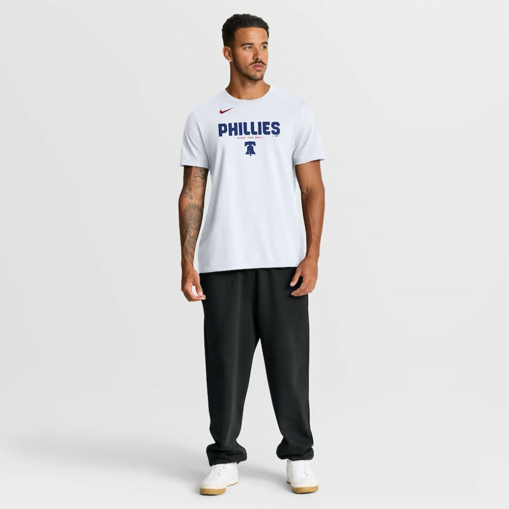 Philadelphia Phillies Nike Bold Team Name T-Shirt - White T-shirts