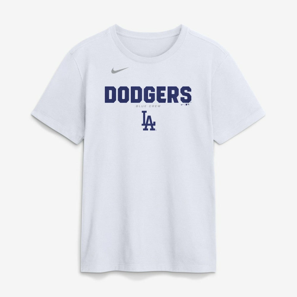 Los Angeles Dodgers Nike Bold Team Name T-Shirt - White T-shirts