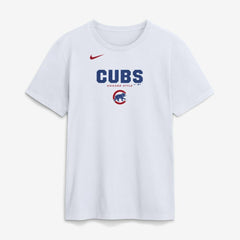 Chicago Cubs Nike Bold Team Name T-Shirt - White T-shirts