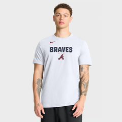 Atlanta Braves Nike Bold Team Name T-Shirt - White T-shirts