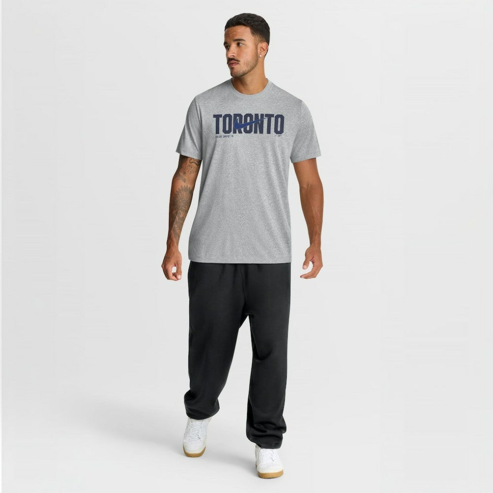 Toronto Blue Jays Nike Swoosh Legend Dri-FIT T-Shirt - Heather Gray T-shirts