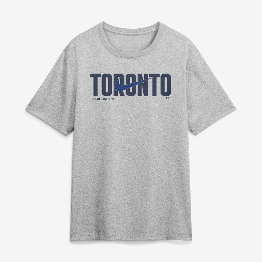 Toronto Blue Jays Nike Swoosh Legend Dri-FIT T-Shirt - Heather Gray T-shirts