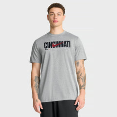 Cincinnati Reds Nike Swoosh Legend Dri-FIT T-Shirt - Heather Gray T-shirts