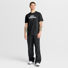 Arizona Diamondbacks Nike Stacked Tri-Blend T-Shirt - Heather Black T-shirts