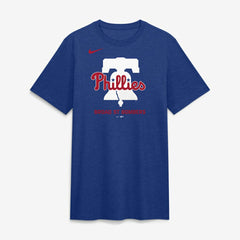 Philadelphia Phillies Nike Tri-Blend Logo T-Shirt - Royal T-shirts