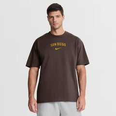 San Diego Padres Nike City Name Max 90 T-Shirt - Brown T-shirts