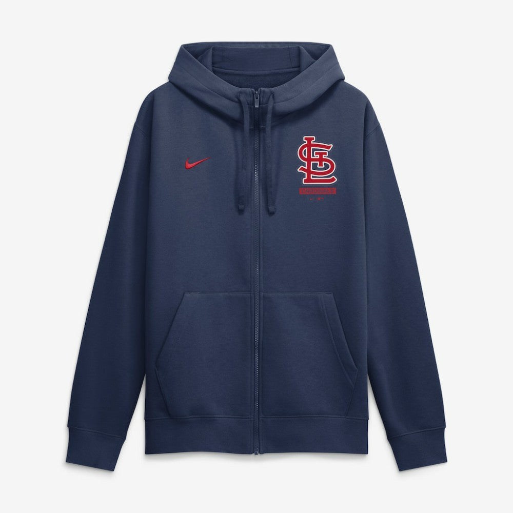 St. Louis Cardinals Nike Primetime Lockup Full-Zip Hoodie - Navy Hoodies
