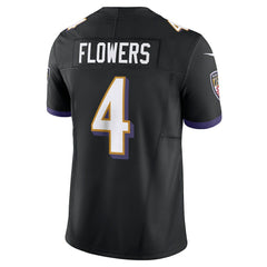 Zay Flowers Baltimore Ravens Alternate Vapor F.U.S.E. Limited Jersey - Black Jerseys