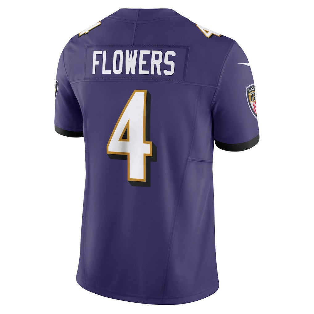 Zay Flowers Baltimore Ravens Vapor F.U.S.E. Limited Jersey - Purple Jerseys