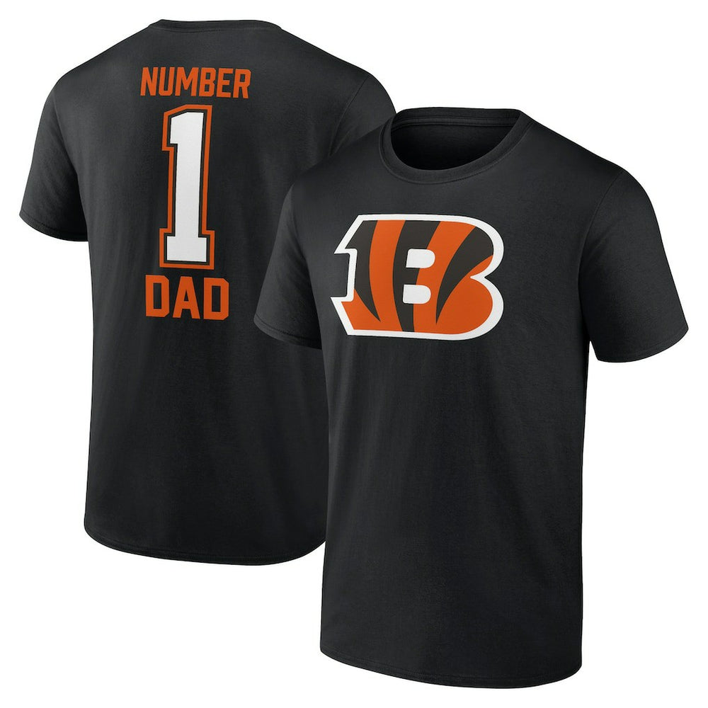 Cincinnati Bengals Father's Day T-Shirt - Black T-shirts