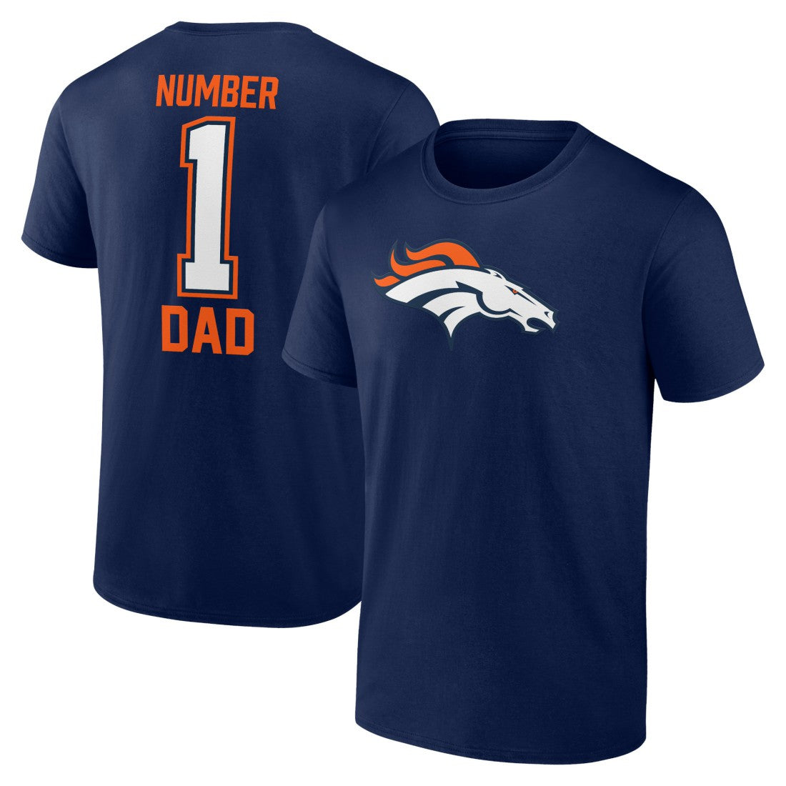 Denver Broncos Father's Day T-Shirt - Navy T-shirts