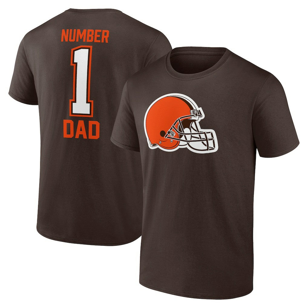 Cleveland Browns Father's Day T-Shirt - Brown T-shirts