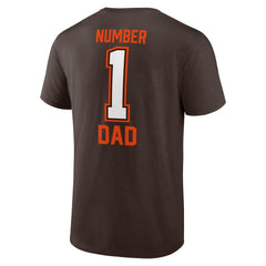 Cleveland Browns Father's Day T-Shirt - Brown T-shirts