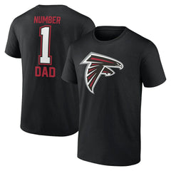 Atlanta Falcons Father's Day T-Shirt - Black T-shirts