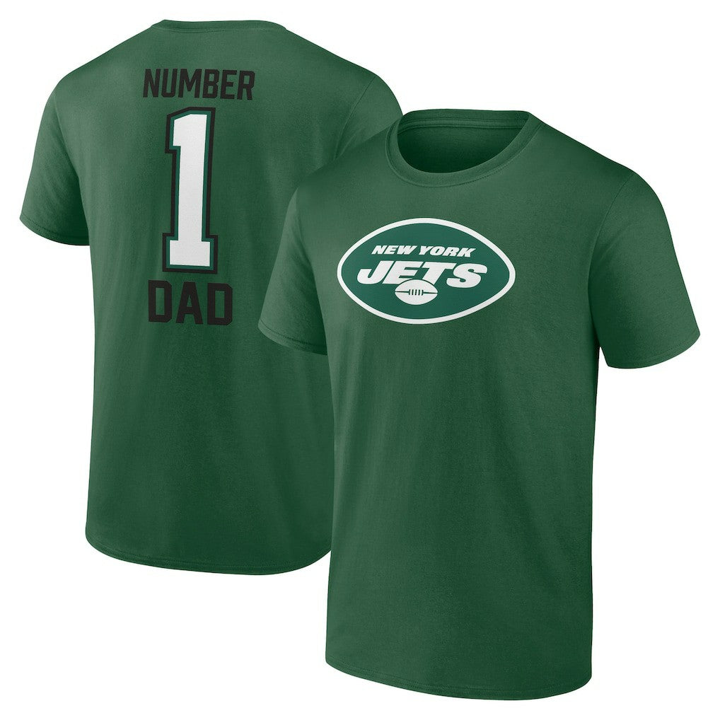 New York Jets Father's Day T-Shirt - Green T-shirts