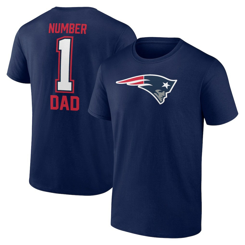 New England Patriots Father's Day T-Shirt - Navy T-shirts