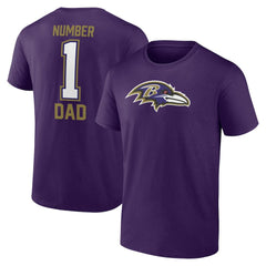 Baltimore Ravens Father's Day T-Shirt - Purple T-shirts