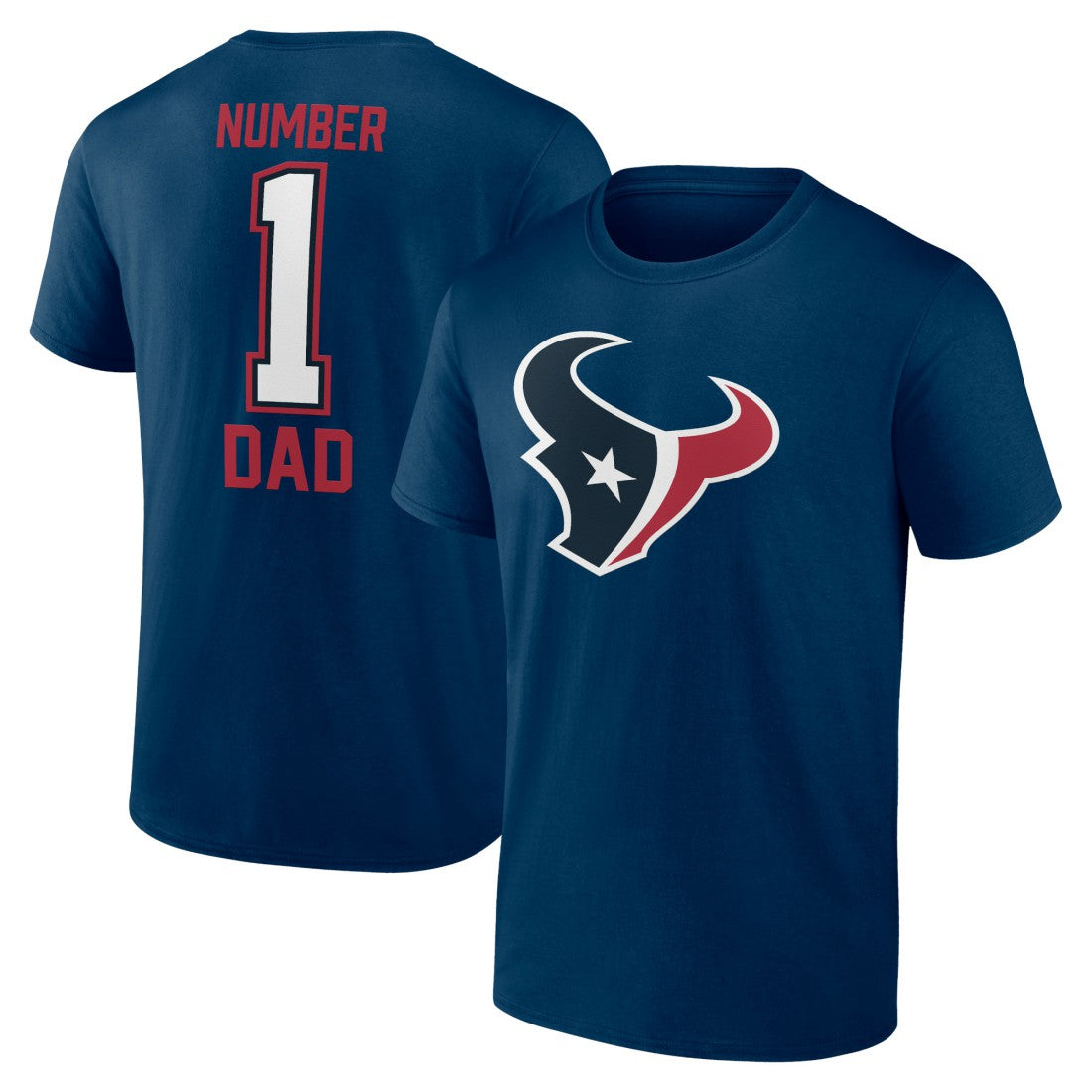 Houston Texans Father's Day T-Shirt - Navy T-shirts